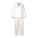 Anna Pyjamas - Hvid Fin Strib