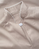 Anna Natskjorte - Satinvævet Lys Grå