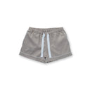 Fiona Shorts - Satinvævet Lys Grå