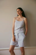 Fiona Camisole Top - Grå Strib B&B