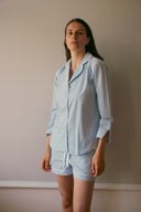 Fiona Shorts - Vintage Strib Blå