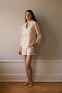 Fiona Shorts - Stone Washed Fersken