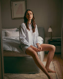 Gertrud Skjorte - Grå Strib B&B