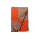 Plaid - Square Brændt Orange & Sand