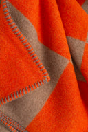 Plaid - Square Brændt Orange & Sand