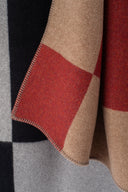 Plaid - Square Sort & Lys Grå