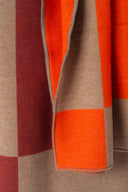 Plaid - Square Brændt Orange & Sand