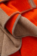 Plaid - Square Brændt Orange & Sand