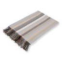 Plaid - Stribet Hvid