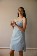 Fiona Camisole Lang - Vintage Blå