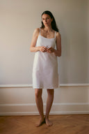 Fiona Camisole Lang - Stone Washed Hvid