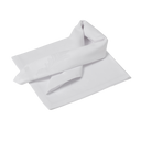 Damask Serviet - Egeløv hvid