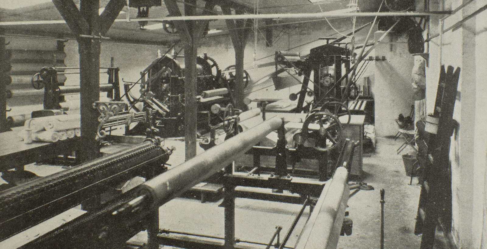 Photo: The old Geismar's weaving milli - Circa 1903